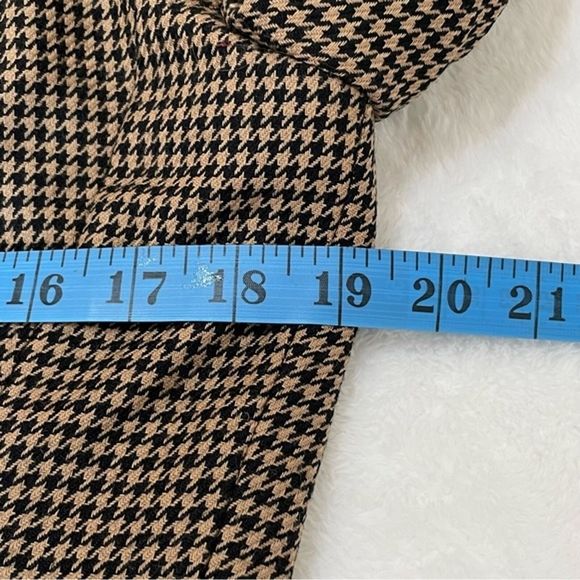 Vintage Liz Claiborne Collection Womens Size 10 Houndstooth Wool Blazer/Jacket - Picture 15 of 16